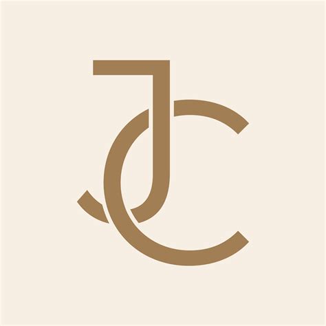 J And C Vector Initials Logo Design JC And CJ Vector Icon Design