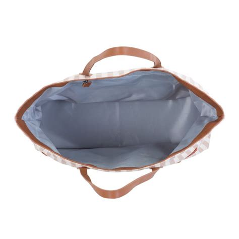 FAMILY BAG SAC À LANGER RAYURES NUDE TERRACOTTA Histoire de tribu