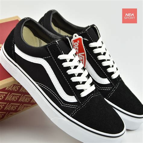 Vans Old Skool Classic Black White รุ่นสุดฮิต รองเท้า แวนส์ โอวสคูล