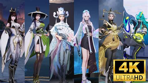 Honor Of Kings Shangguan All Costumes Skins Animation S33 YouTube