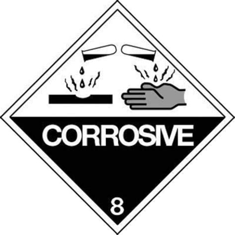 Manutan Class Corrosive Iata Icao Labels Mm X Mm Facility