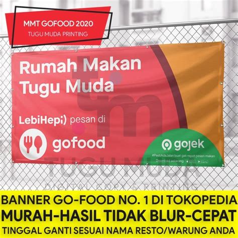 Contoh Spanduk Go Food Harga Gofood Spanduk Terbaru November 2021