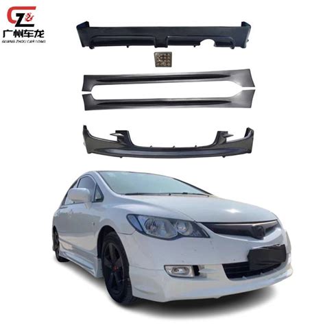 For Eighth Generation Honda Civic 2006 2008 Front Lip Rear Lip Side Kirts Body Kit China Body