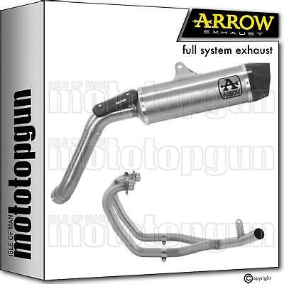 ARROW FULL SYSTEM EXHAUST OPEN RC INDY RACE TITANIUM C MOTO GUZZI V85