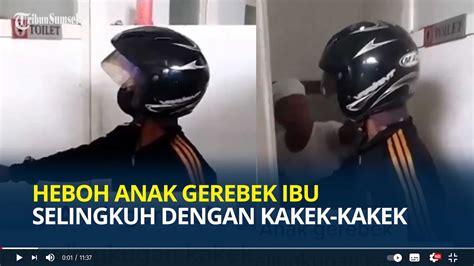 Heboh Anak Gerebek Ibu Selingkuh Dengan Kakek Kakek Di Toilet Spbu