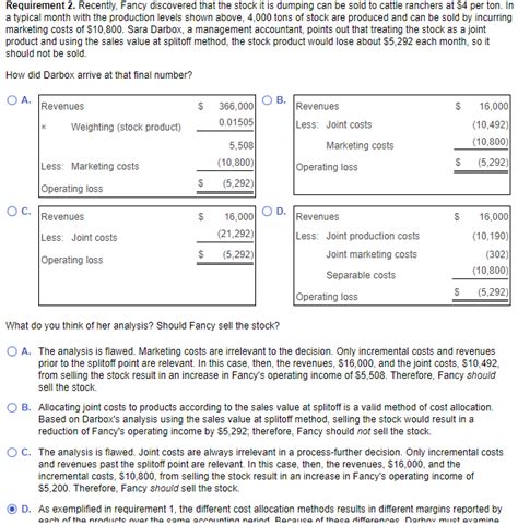 Solved B Allocate The Joint Costs Using The Chegg