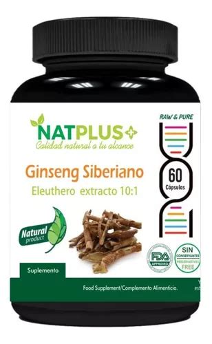 Ginseng Siberiano Extracto C Psulas De Mg Cuotas Sin Inter S