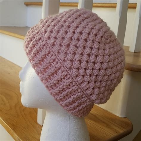 Ravelry Puff Stitch Beanie Pattern By The Wee House Of Crochet