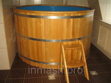 Купель для бани: пластиковая, композитная, из еврокуба, полипропилена