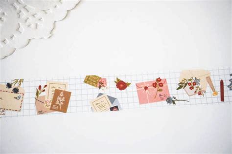 Floral Letters Washi Tape