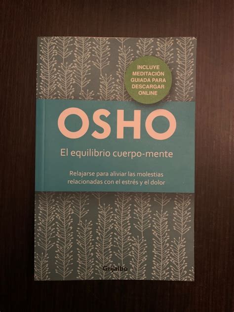 El Equilibrio Cuerpo Mente Osho Libros De La Costa