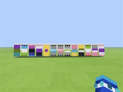 Agender Pride Flag Minecraft 272512 Agender Pride Flag Minecraft