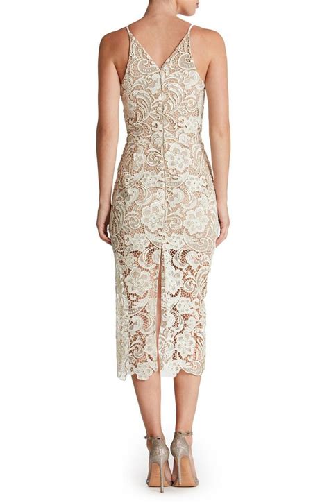 Dress The Population Marie Lace Midi Dress Nordstrom Moda Moda