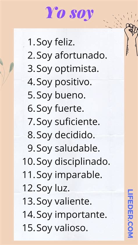 Afirmaciones Positivas Para Tener Felicidad