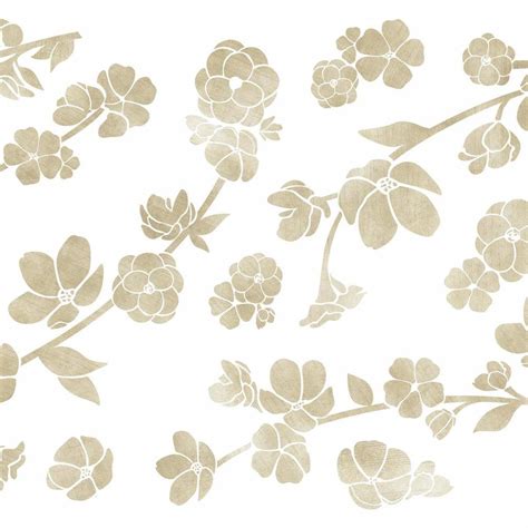 Floral Blossom Peel And Stick Giant Wall Decals W 3d Flower Embellishments Peel And Stick