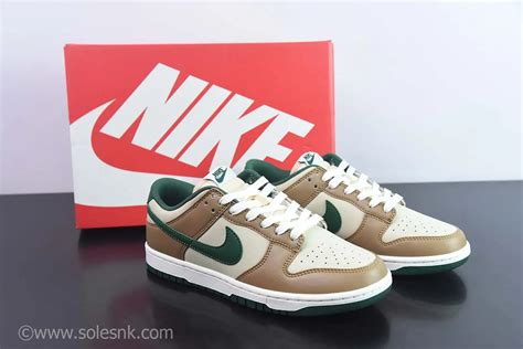 Nike Dunk Low Rattan Gorge Green Sail Fb Solesnk