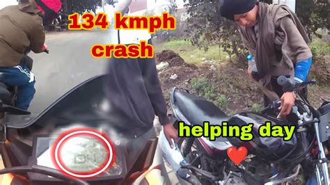 134 Kmph Crash Hote Hote Bach Gaya Crash Ho Gaya Ktmrc200 Vs