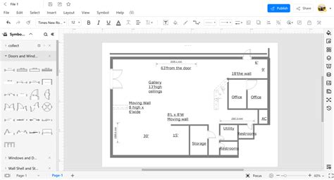 Free Editable Museum Floor Plans Edrawmax Online