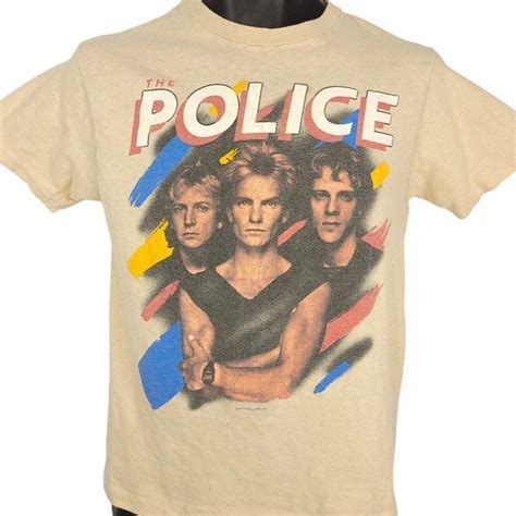 Vintage The Police T Shirt Vintage 80s 1983 1984 Synchronicity Tour