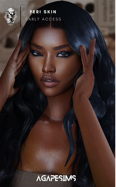 Peri Skin Agape Sim On Patreon Afro Hair Sims 4 Cc Sims Hair Makeup