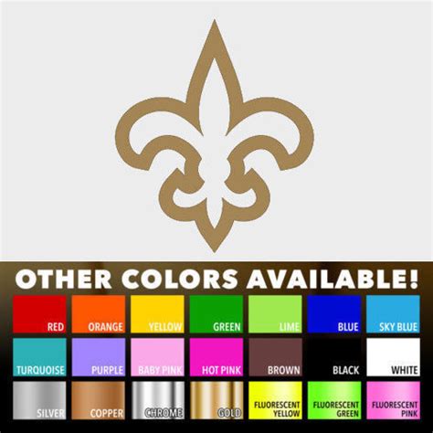 Fleur De Lis Art Window Decal Sticker For Vinyl Automobil Laptop Car Bumper Wall Ebay