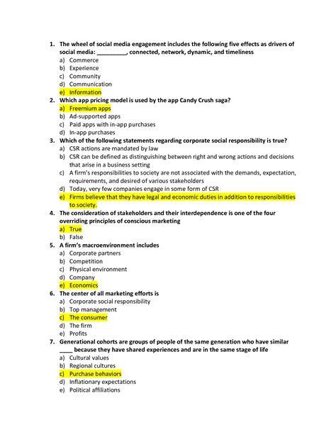 SOLUTION Principles Of Marketing Mktg 260 Midterm Studypool