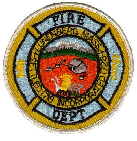 Massachusetts Fire Department Patches