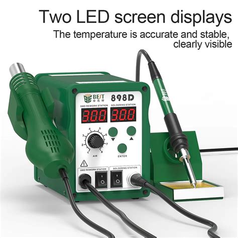 BEST D In LED Display BGA Hot Air Recovery Welding Station