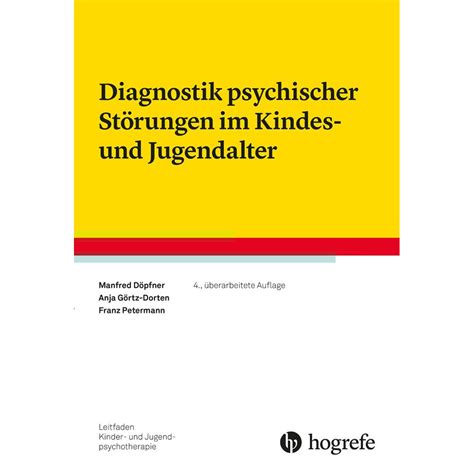 Diagnostik Psychischer St Rungen Im Kindes Und Jugendalter