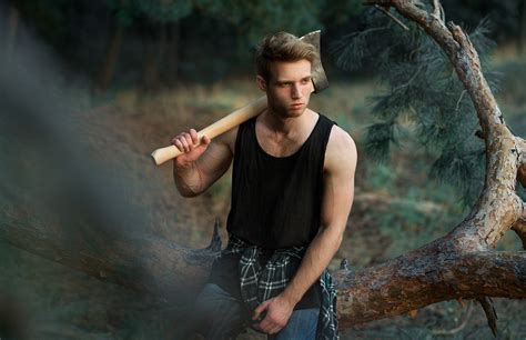 Woodcutter. Art on Behance