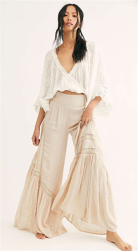 Boho Wide Leg Pants Flowy Outfits Free People Free People Pants