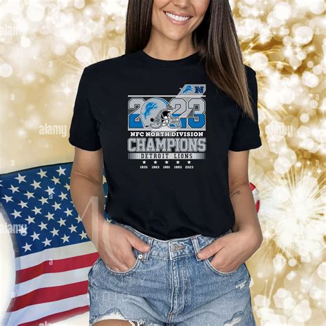 2023 NFC North Division Champions Detroit Lions Shirt