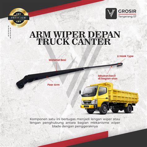 GAGANG WIPER DEPAN CANTER PS100 PS120 PS135 NEW RAGASA 1 PCS ARM WIPER