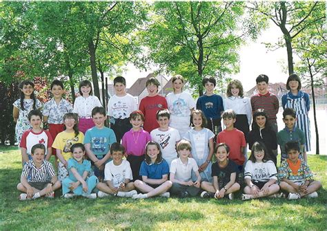 Photo De Classe CM1 1991 1992 De 1991 Ecole Grigy Jean De La Fontaine