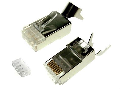 Wtyk RJ-45 z zaciskiem ekranu kat. 7 - Ted.NET.pl