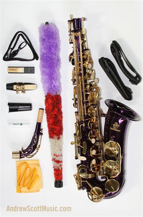 Purple And Gold Alto Saxophone Andrew Scott Music