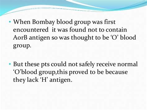 Bombay blood group