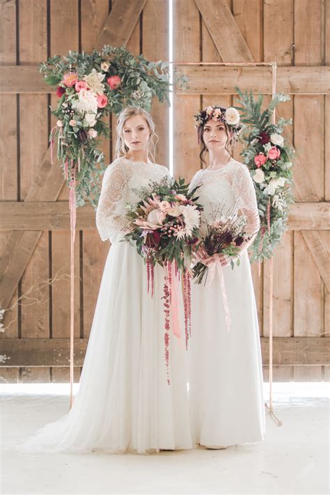 A Bohemian Barn Styled Wedding Shoot In Wales Beautystyle Make Me