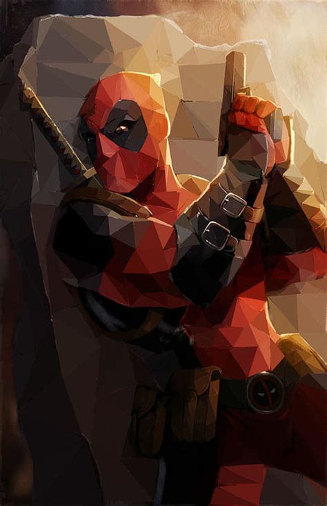 Deadpool Digital Art By Shawn Grant Fine Art America