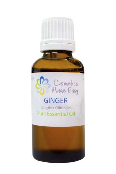 Ginger Essential Oil Zingiber Officinale Cosmetics Made Easy