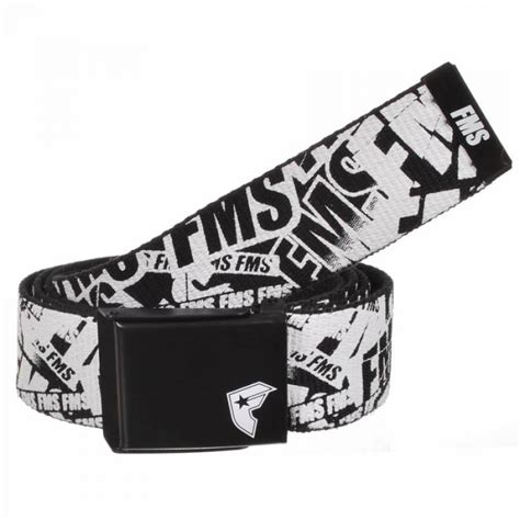 Famous Break Web Belt Blackwhite Skate Belts From Native Skate Store Uk