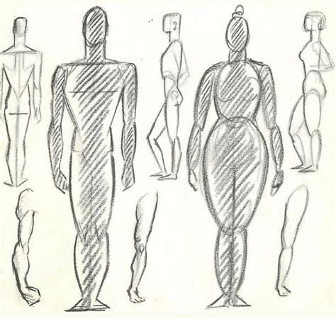 How To Draw The Human Figure Drawing Body Head Facial Features How To Draw Step By Step