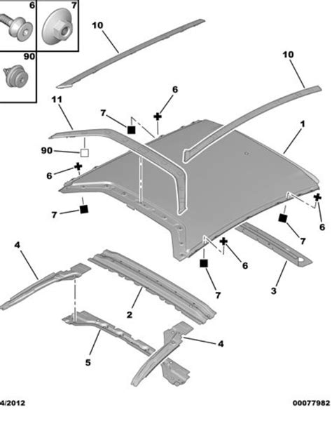 Citroen C Right Hand Roof Trim Citroen Parts