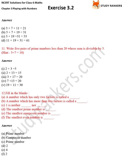 Ncert Solutions For Class Maths Chapter Playing With Numbers