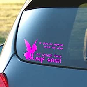 Amazon Dolly Decals And Stickers Ride My Ass Vinyl Decal Funny Tinkerbell Peter Pan