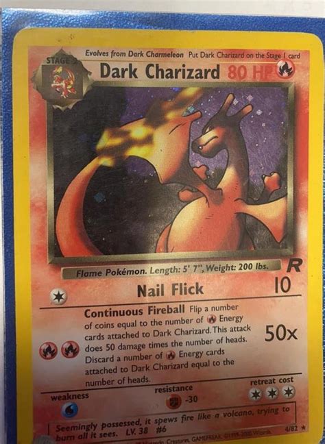 Sold Price Pokemon Dark Charizard Holo 4 82 Team Invalid Date MST