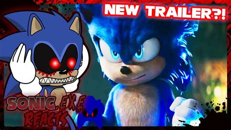 Sonic Exe Reacts To Sonic Movie Trailer Youtube