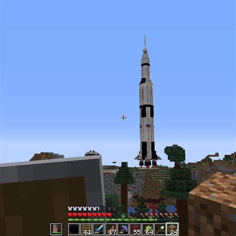 Life Sized Replica Of The Apollo 11 Saturn V Moon Rocket On My SMP