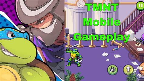 Teenage Mutant Ninja Turtle Shredder Revenge Mobile Gameplay