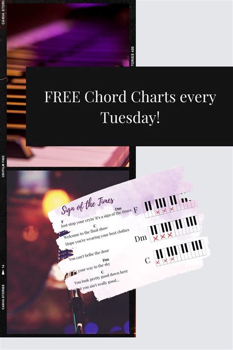 FREE Pop Chord Charts | Piano chart, Music lessons, Chart